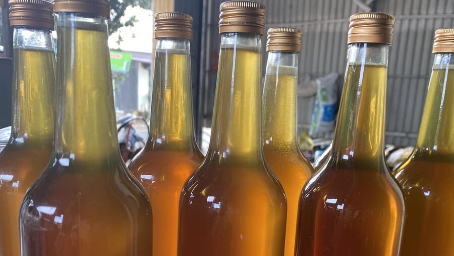 Mật ong hoa nhãn nguyên chất chai 1 lít 15 Bảo quản mật ong hoa nhãn sau khi thu hoạch