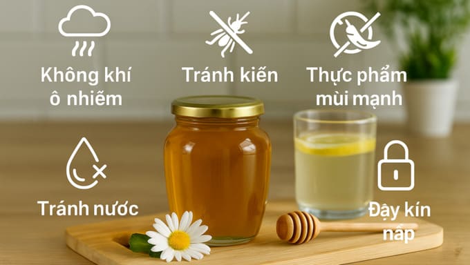 ð¿6+ cách bảo quản mật ong tốt tại nhà - không lo hỏng! 22 Những lưu ý trong cất giữ mật ong tại Nhà