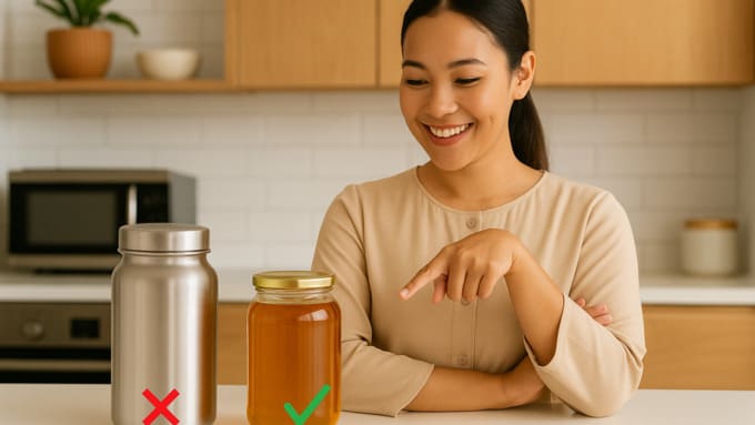 ð¿6+ cách bảo quản mật ong tốt tại nhà - không lo hỏng! 20 Cất giữ mật ong trong bình inox mới dúng cách bảo quản mật ong