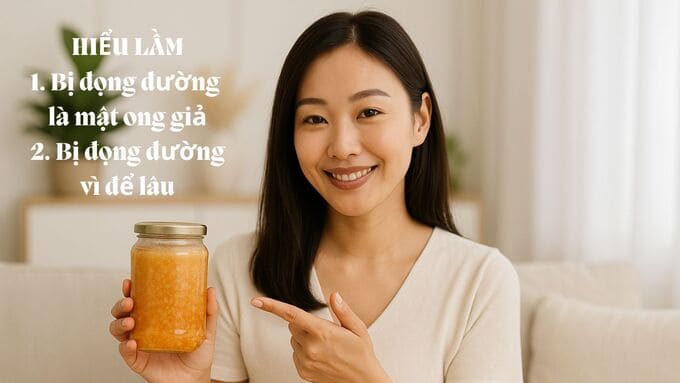 ð¿Mật ong bị đóng đường: Vì sao xảy ra? Có phải mật ong giả? 11 Các hiểu lầm phổ biến về mật ong bị đóng đường