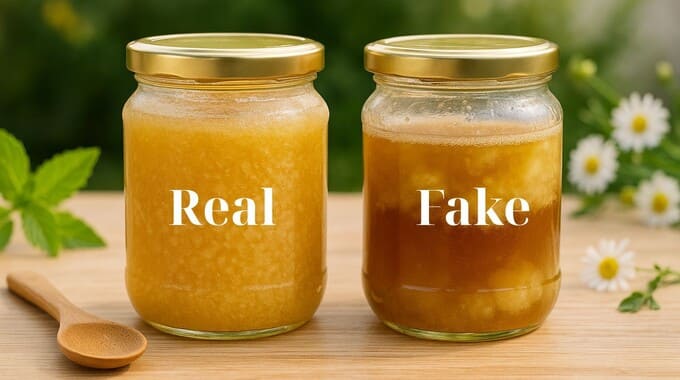 ð¿Mật ong bị đóng đường: Vì sao xảy ra? Có phải mật ong giả? 13 Mật ong kết tinh thật với mật ong kết tinh giả