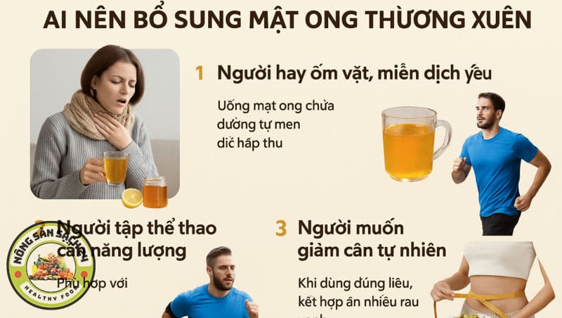 Uống mật ong có tác dụng gì? 9 lợi ích vàng & cách uống đúng 23 Ai lên uống mật ong thường xuyên?