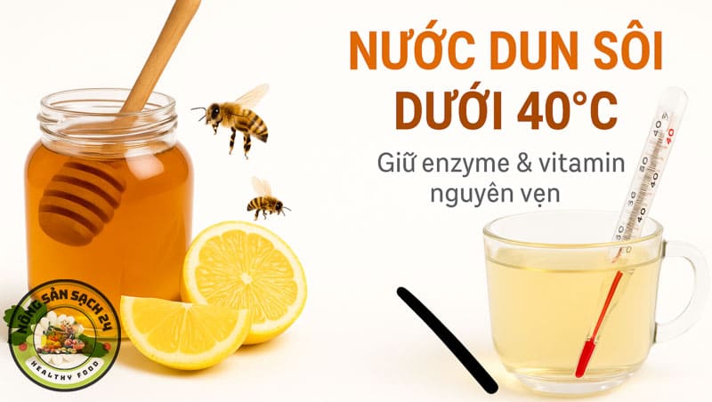 Uống mật ong có tác dụng gì? 9 lợi ích vàng & cách uống đúng 19 Cách pha mật ong với nước ấm