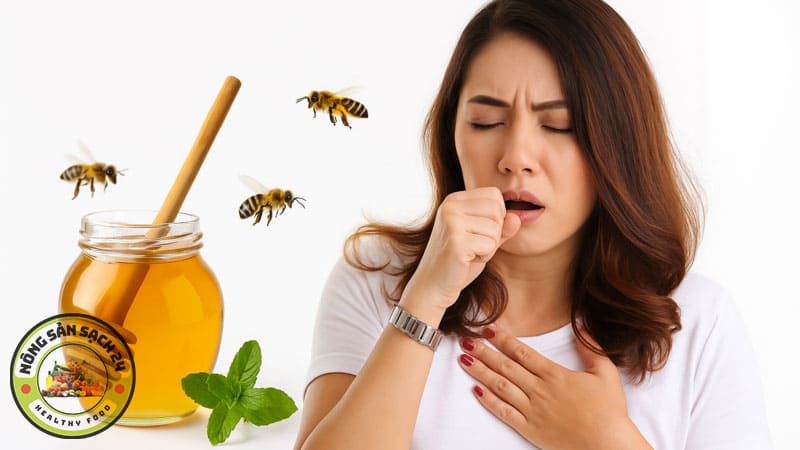 Uống mật ong có tác dụng gì? 9 lợi ích vàng & cách uống đúng 8 Mật ong có tác dụng giảm ho, viêm họng