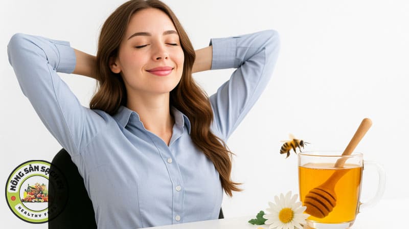 Uống mật ong có tác dụng gì? 9 lợi ích vàng & cách uống đúng 12 Uống mật ong có tác dụng tăng cường năng lượng, giảm mệt mỏi