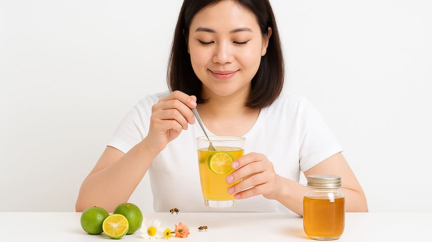 Cách uống mật ong để giam cân với quả tắc