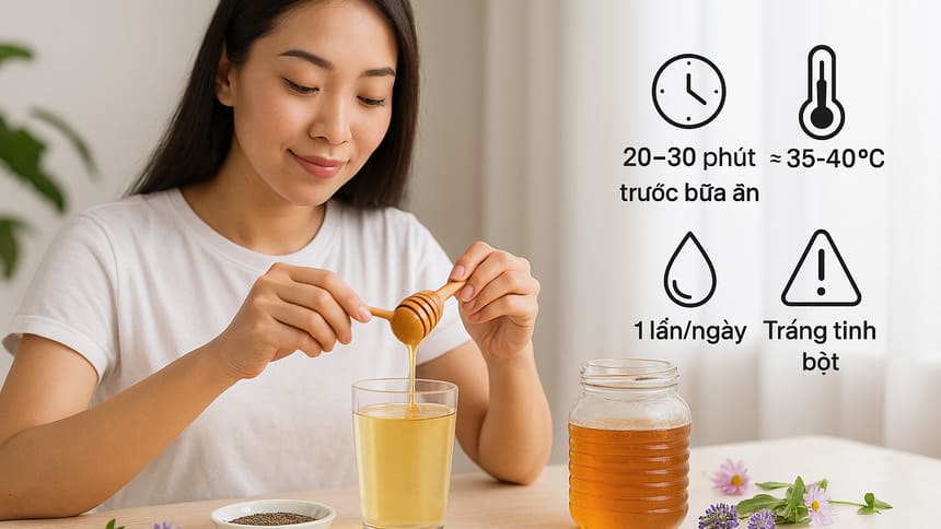 Cách uống mật ong giảm cân bằng cách giảm cảm giấc thèm ăn