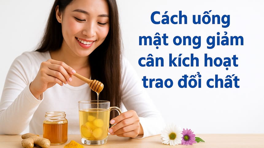 Cách uống mật ong giảm cân kích hoạt trao đổi chất