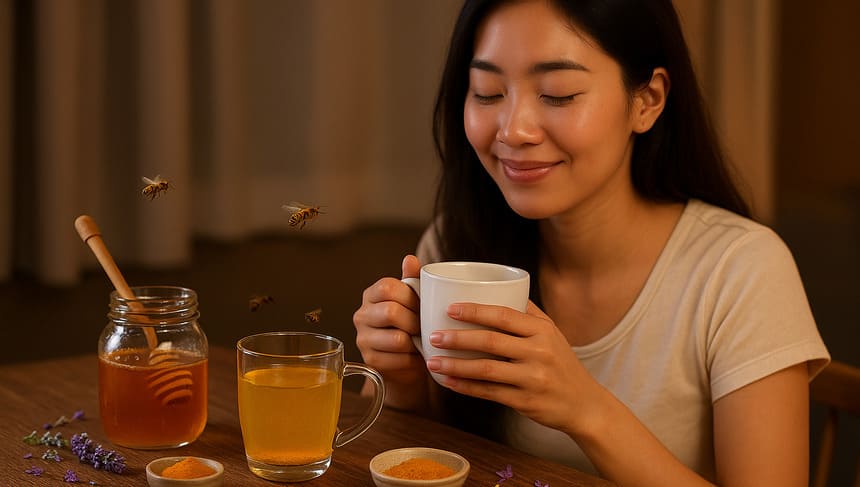 Cách uống mật ong giảm cân vào ban đêm