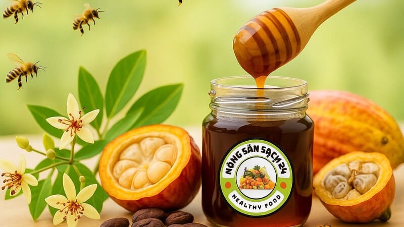 ð¿Các loại mật ong Top 1 hiện nay, So sánh, phân biệt⚖️! 21 Hũ mật ong hoa ca cao nguyên chất