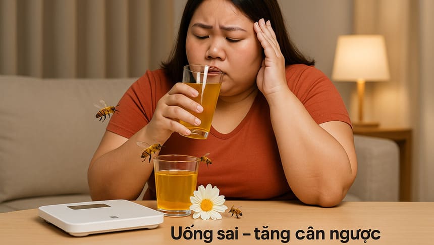 Tác dụng ngược khi uống mật ong giảm cân sai cách