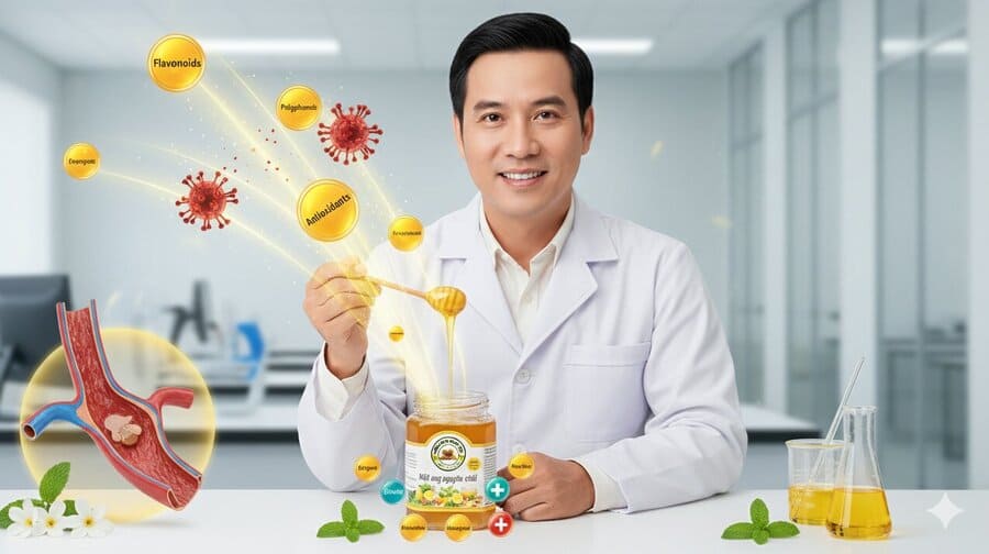 Máu nhiễm mỡ có uống được mật ong không? 8 cách uống đúng 6 Cơ chế sinh học của mật ong trong điều hòa mỡ máu