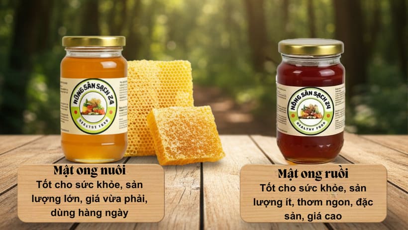 ð¿Mật ong bao nhiêu 1 lít? Bí quyết chọn mật ong xịn 2025! 14 Mật ong mật và mật ong ruồi loại nào tốt?