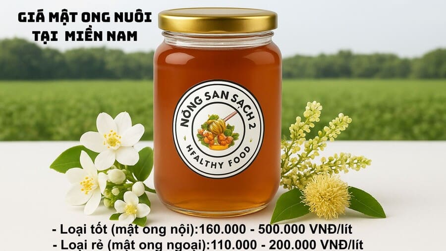 Mật ong nuôi giá bao nhiêu 1 lít?⚡Xem ngay giá chuẩn 2025! 13 Mật ong nuôi bao nhiêu tiền 1 lít tại miền Nam