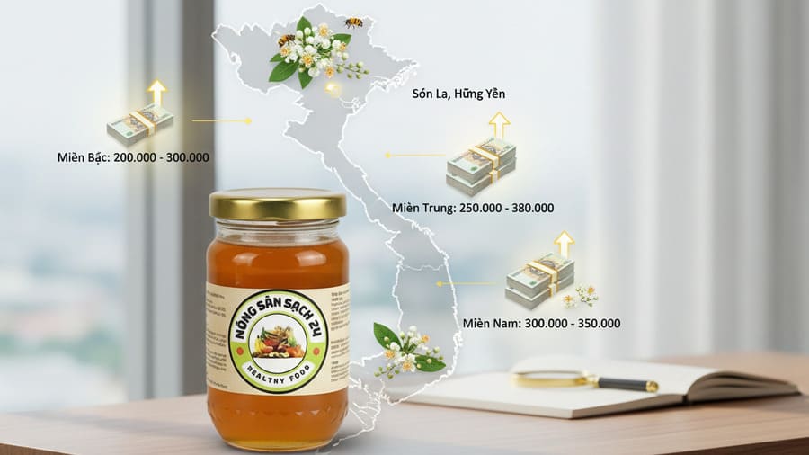 Giá mật ong nhãn nguyên chất 2025ð¥Top 3 nơi bán uy tín nhất! 4 Giá mật ong hoa nhãn trên thị trường tại các vùng, miền