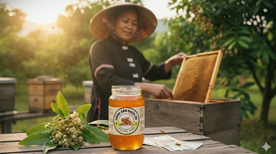 Giá mật ong nhãn nguyên chất 2025ð¥Top 3 nơi bán uy tín nhất! 6 Mật ong hoa nhãn bao nhiêu 1 lít tại các hộ nuôi ong nhỏ lẻ