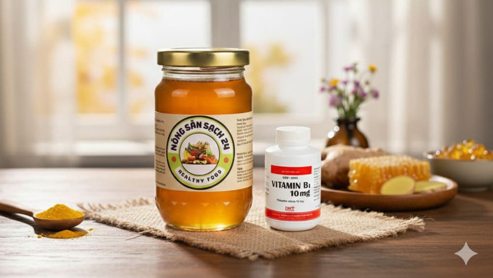 B1 ngâm với mật ong