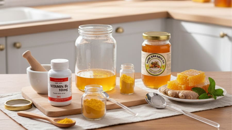 Nguyên liệu để ngâm B1 với mật ong