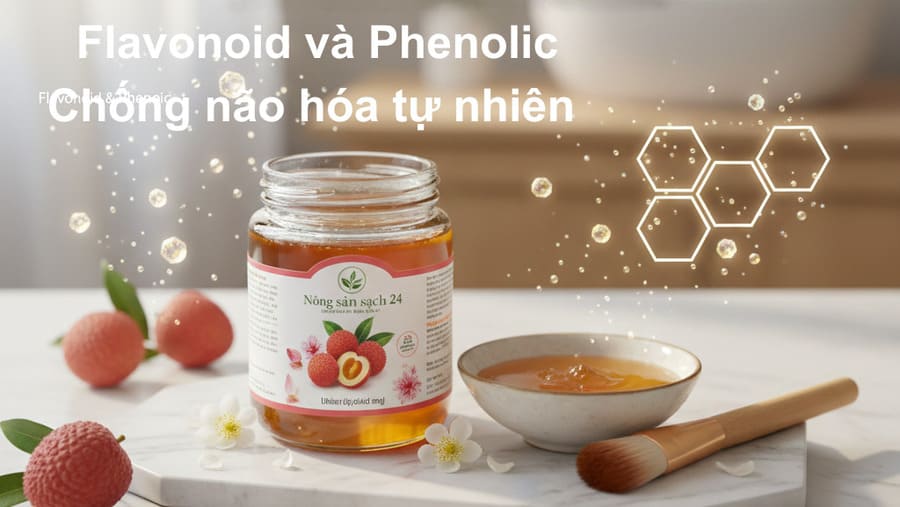 Công dụng mật iong vải chống lão hóa 