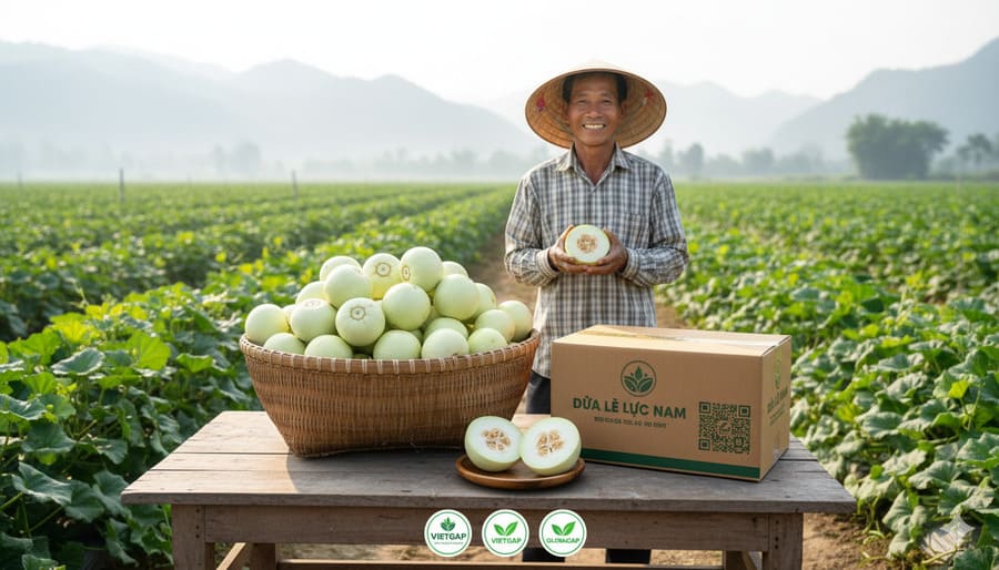 Đặc sản dưa lê Bắc Giang