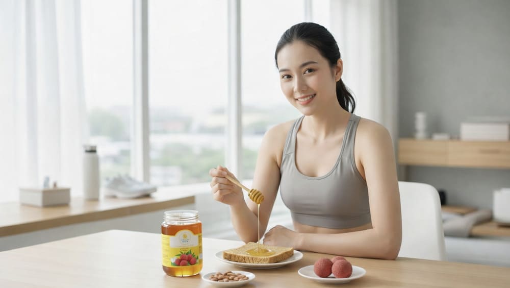 Mật ong hoa vải có tốt khi sử dụng để bổ sung năng lượng không?