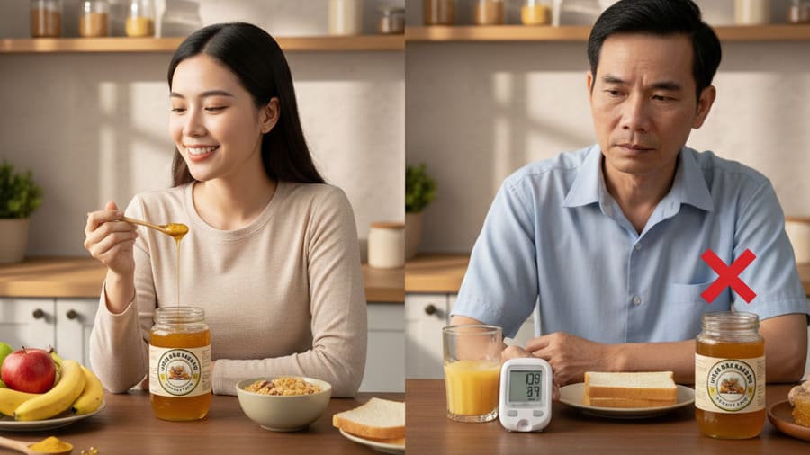 Nhóm người có thể uống mật ong ngâm B1