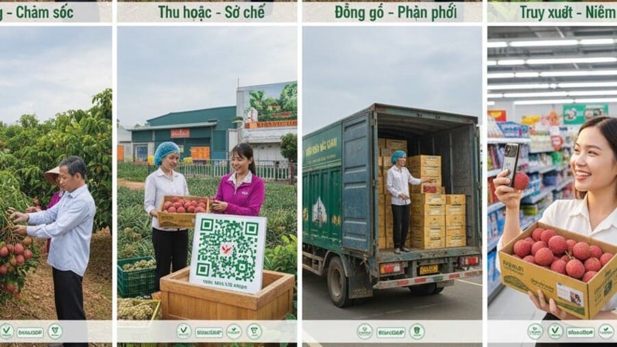 Nông nghiệp Bắc Giang áp dụng sản xuât khép kín