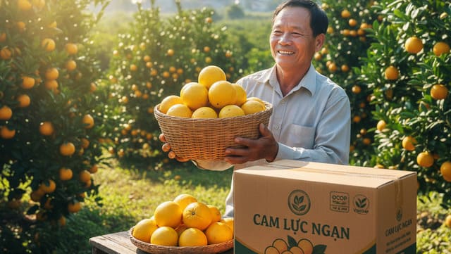 Nông sản Bắc Giang - Cam Lục Ngạn