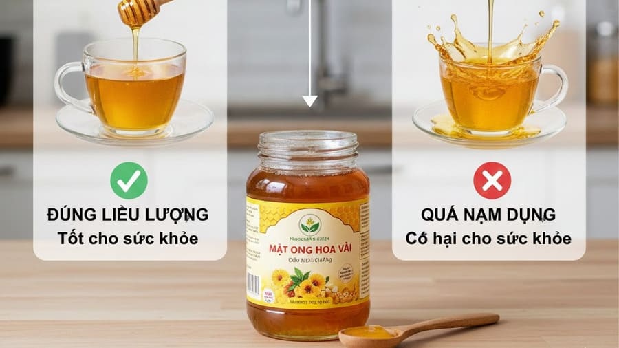 Uống mật ong càng nhiều càng tốt có phải không?