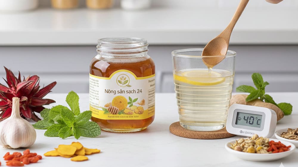 Uống thảo dược với mật ong hoa vải có tốt không?
