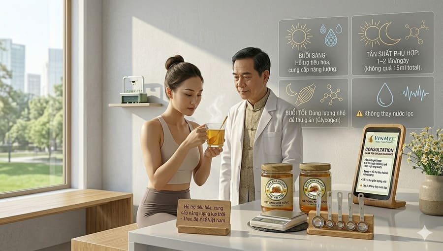 Uống nước ấm với mật ong có tác dụng gì? Uống khi nào? 14 Uống nước ấm với mật ong ngày mấy lần?