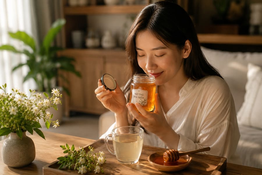 Hương vị của mật ong hoa nhãn